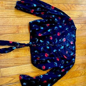 American eagle flower blouse
